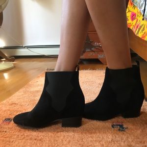 Black Western Style Booties